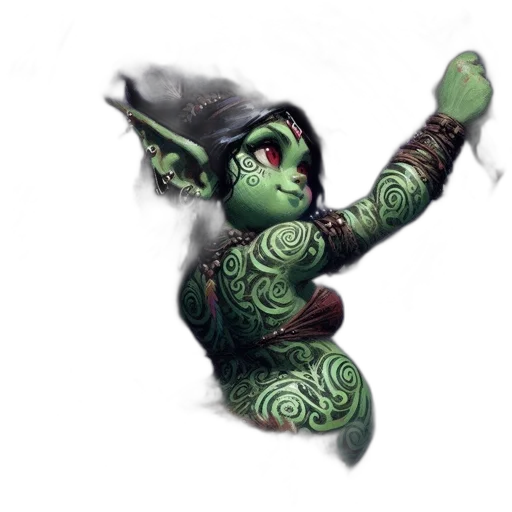 staff, dragon, creature, fantasy art transparent PNG cut-out