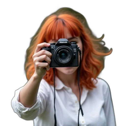 face, hair, staff, jacket transparent PNG cut-out