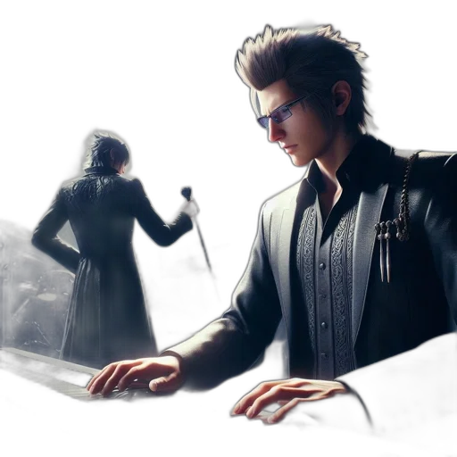 jacket, concept art, cyberpunk, 3d render transparent PNG cut-out