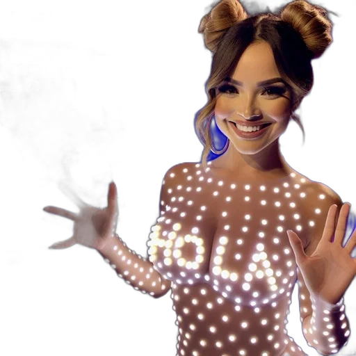 dress, 3d render, cartoon, concept art transparent PNG cut-out