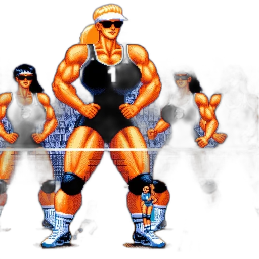 concept art, pixel art, comic book art, 3d render transparent PNG cut-out