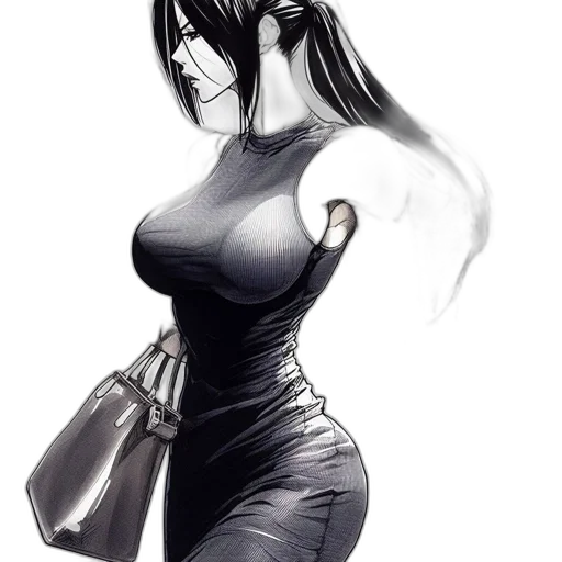 dress, mask, staff, robot transparent PNG cut-out