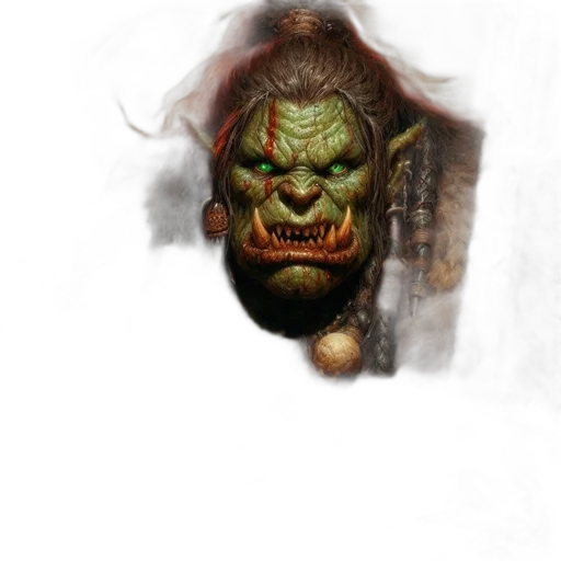 mask, face, creature, staff transparent PNG cut-out