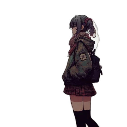 jacket, weapon, dress, creature transparent PNG cut-out