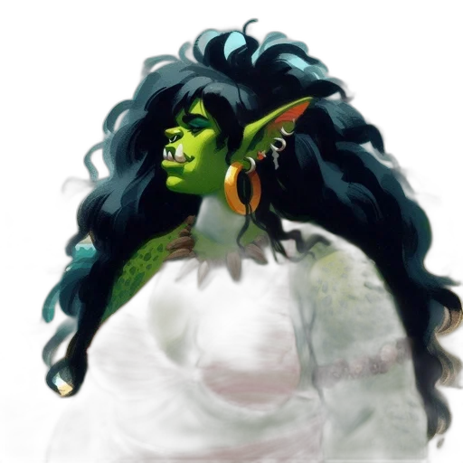 mask, creature, staff, face transparent PNG cut-out