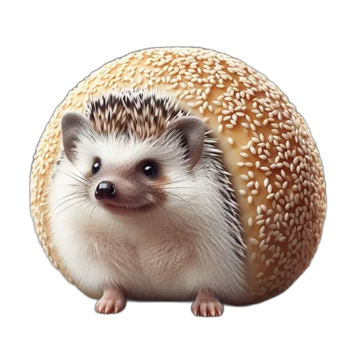 food, animal, creature, hat transparent PNG cut-out