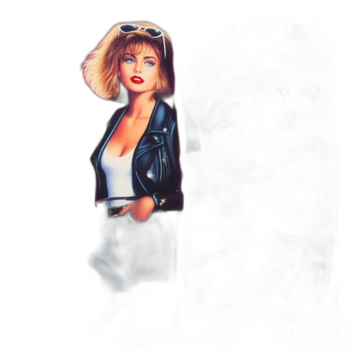 jacket, hat, face, photorealistic transparent PNG cut-out