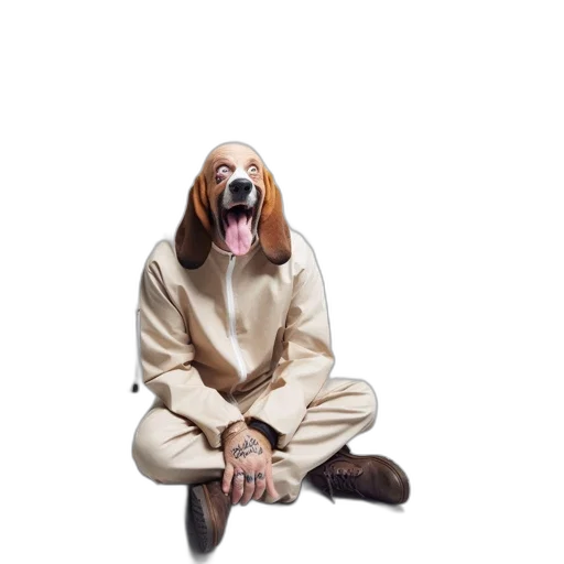 jacket, animal, staff, mask transparent PNG cut-out