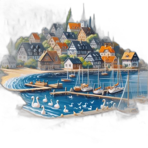 concept art, photorealistic, fantasy art, watercolor transparent PNG cut-out