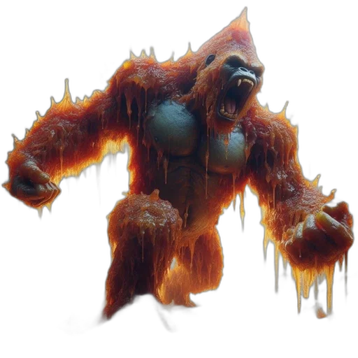 creature, animal, concept art, 3d render transparent PNG cut-out