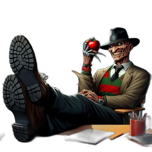 shoes, concept art, comic book art, fantasy art transparent PNG cut-out