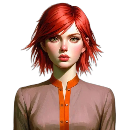 face, staff, jacket, dress transparent PNG cut-out