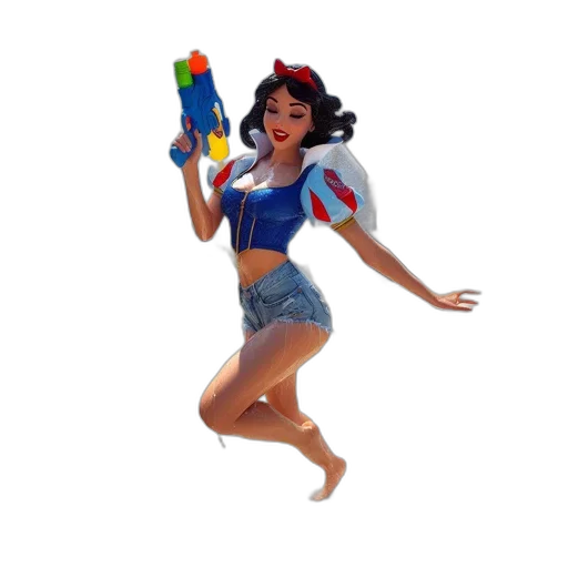 weapon, 3d render, concept art, woman transparent PNG cut-out