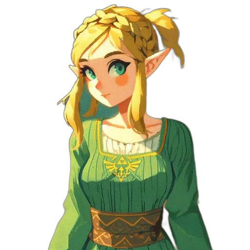 dress, staff, crown, face transparent PNG cut-out