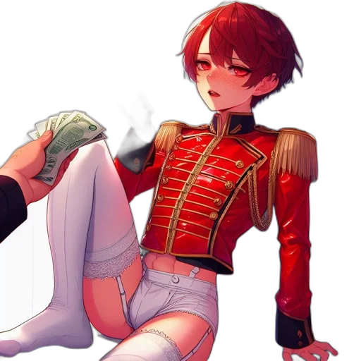 jacket, staff, robot, weapon transparent PNG cut-out