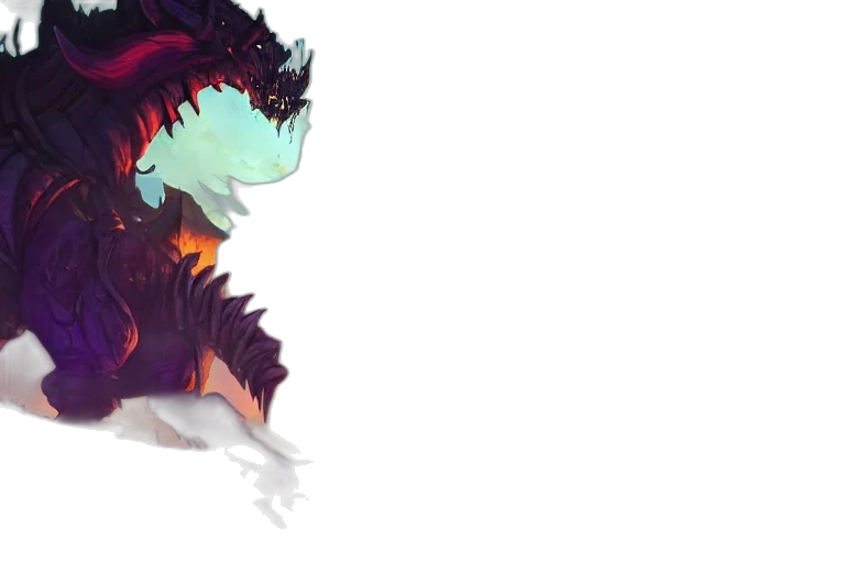 dragon, creature, mask, animal transparent PNG cut-out