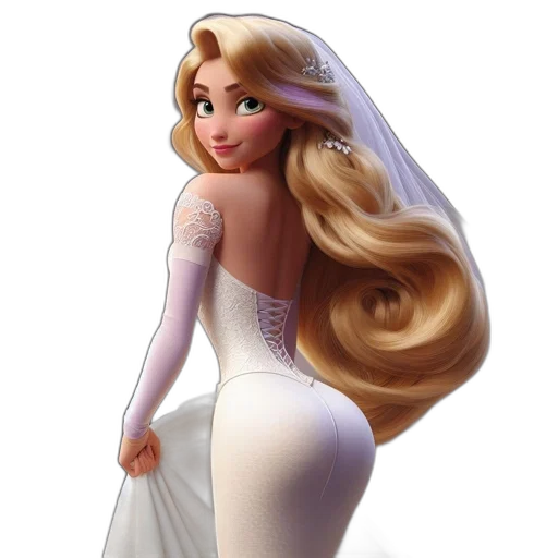 dress, 3d render, concept art, cartoon transparent PNG cut-out