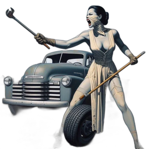 car, weapon, staff, concept art transparent PNG cut-out