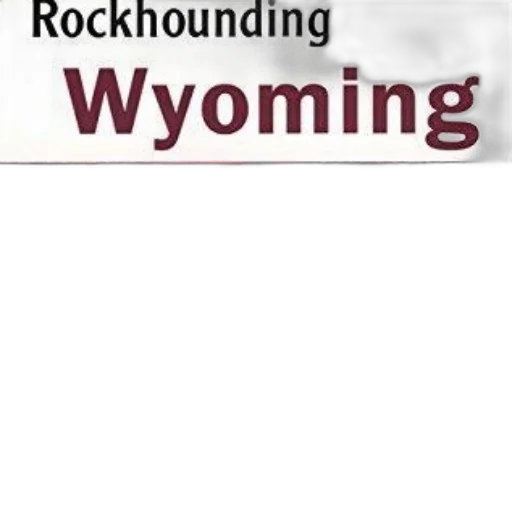 rockhounding, wyoming, book, cover transparent PNG cut-out