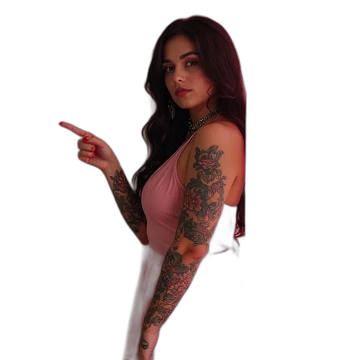 dress, staff, jewelry, weapon transparent PNG cut-out