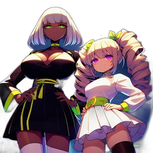 dress, staff, robot, pixel art transparent PNG cut-out