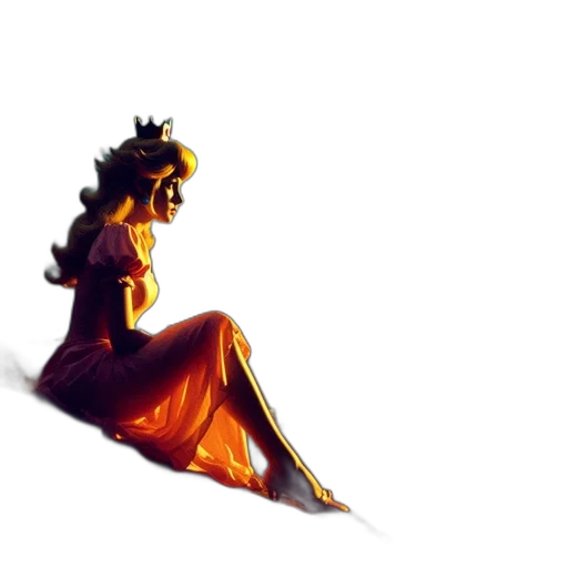 crown, dress, jewelry, staff transparent PNG cut-out