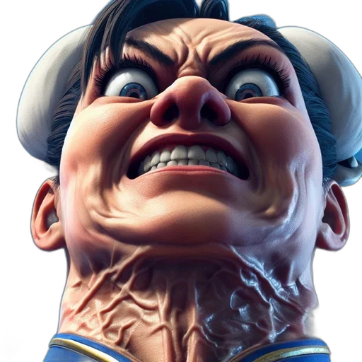 face, creature, mask, staff transparent PNG cut-out