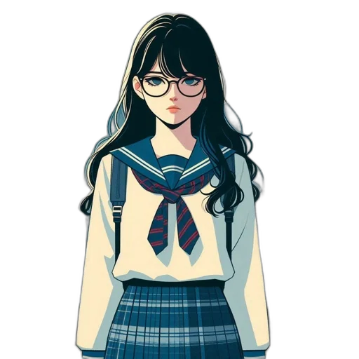 jacket, dress, staff, face transparent PNG cut-out