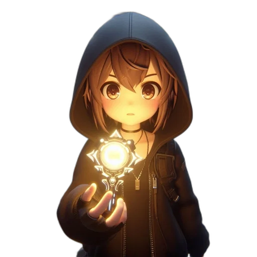 jacket, staff, weapon, crown transparent PNG cut-out