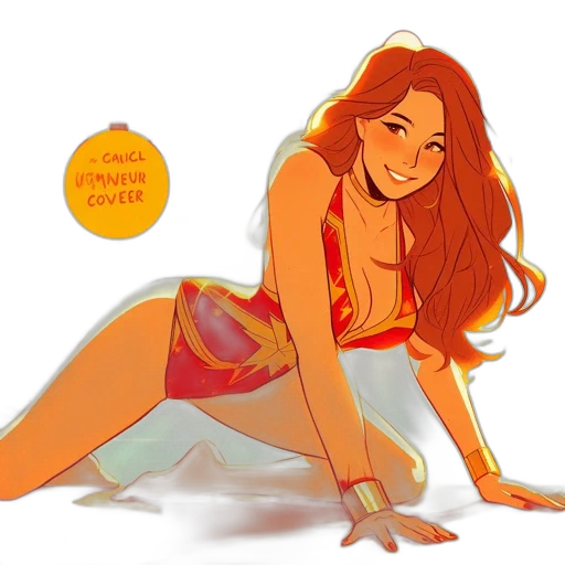 dress, concept art, comic book art, fantasy art transparent PNG cut-out