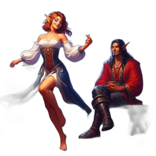 fantasy art, concept art, pixel art, comic book art transparent PNG cut-out