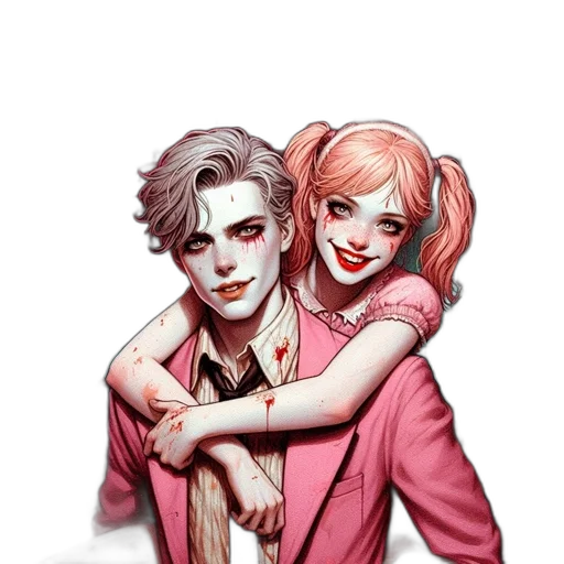 comic book art, concept art, watercolor, cartoon transparent PNG cut-out