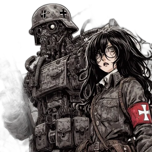 comic book art, concept art, fantasy art, anime transparent PNG cut-out
