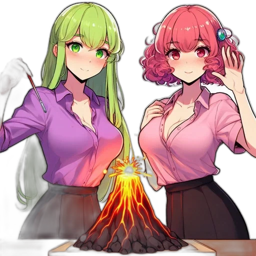 staff, anime, pixel art, concept art transparent PNG cut-out