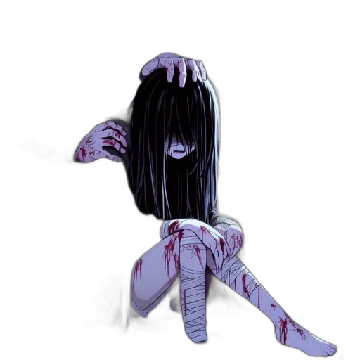 creature, hair, mask, robot transparent PNG cut-out