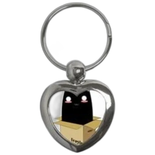 jewelry, heart-shaped, keychain, cute transparent PNG cut-out
