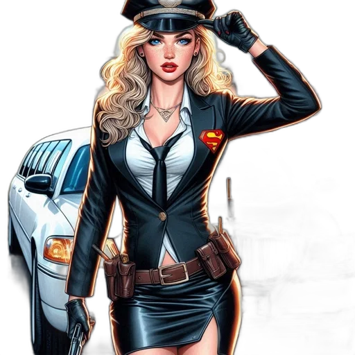 comic book art, concept art, cartoon, fantasy art transparent PNG cut-out