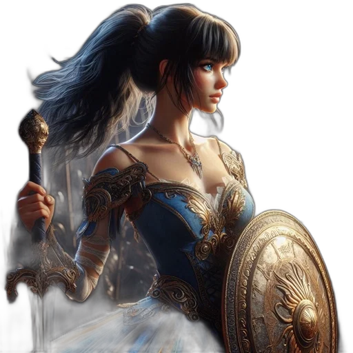 sword, dress, jewelry, crown transparent PNG cut-out