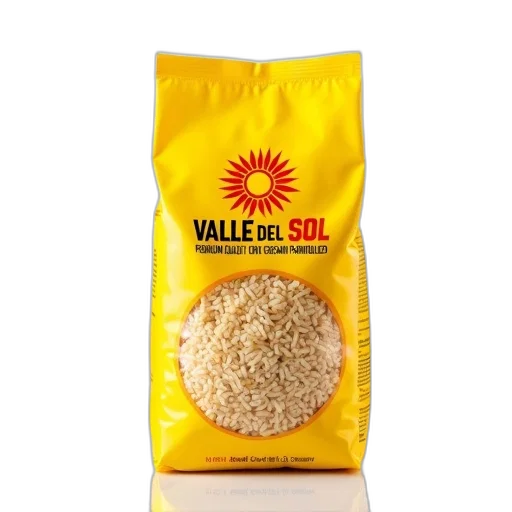 food, bag, yellow, rice transparent PNG cut-out