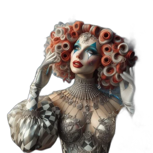 jewelry, dress, creature, mask transparent PNG cut-out