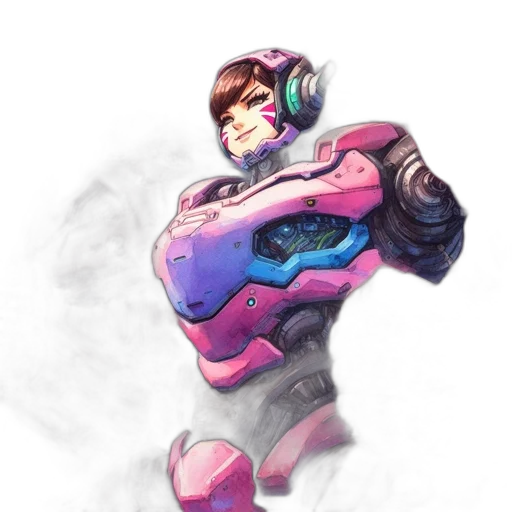 robot, weapon, face, staff transparent PNG cut-out