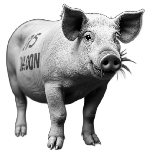 animal, weapon, photorealistic, 3d render transparent PNG cut-out