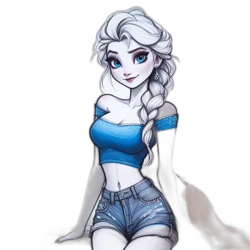 dress, fantasy art, cartoon, concept art transparent PNG cut-out