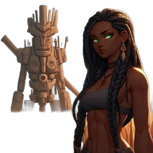 concept art, fantasy art, pixel art, comic book art transparent PNG cut-out