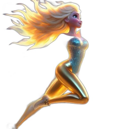 hair, staff, concept art, fantasy art transparent PNG cut-out