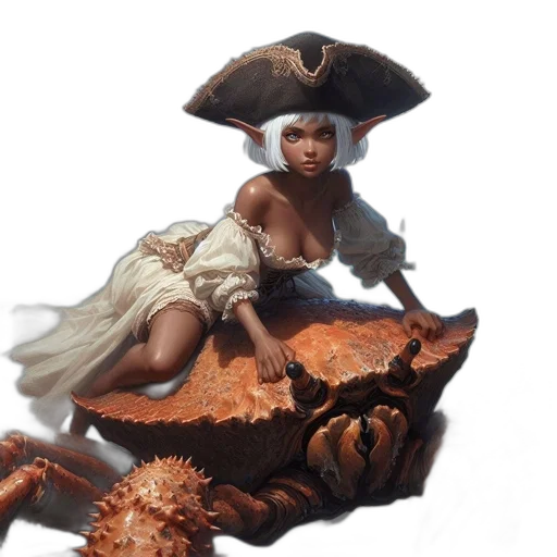 hat, concept art, fantasy art, photorealistic transparent PNG cut-out
