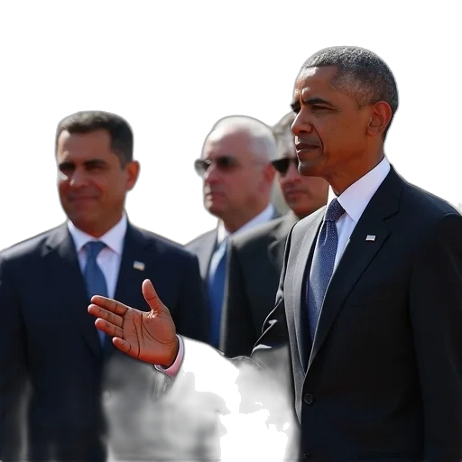 staff, face, obama, sworn transparent PNG cut-out