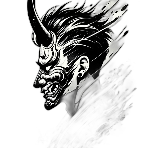 mask, face, dragon, creature transparent PNG cut-out
