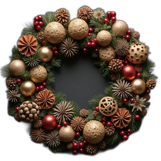 jewelry, 3d render, earth tones, circle transparent PNG cut-out