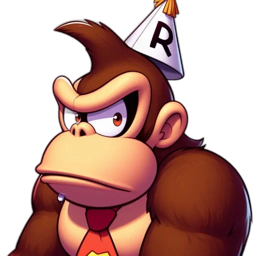 crown, hat, animal, staff transparent PNG cut-out